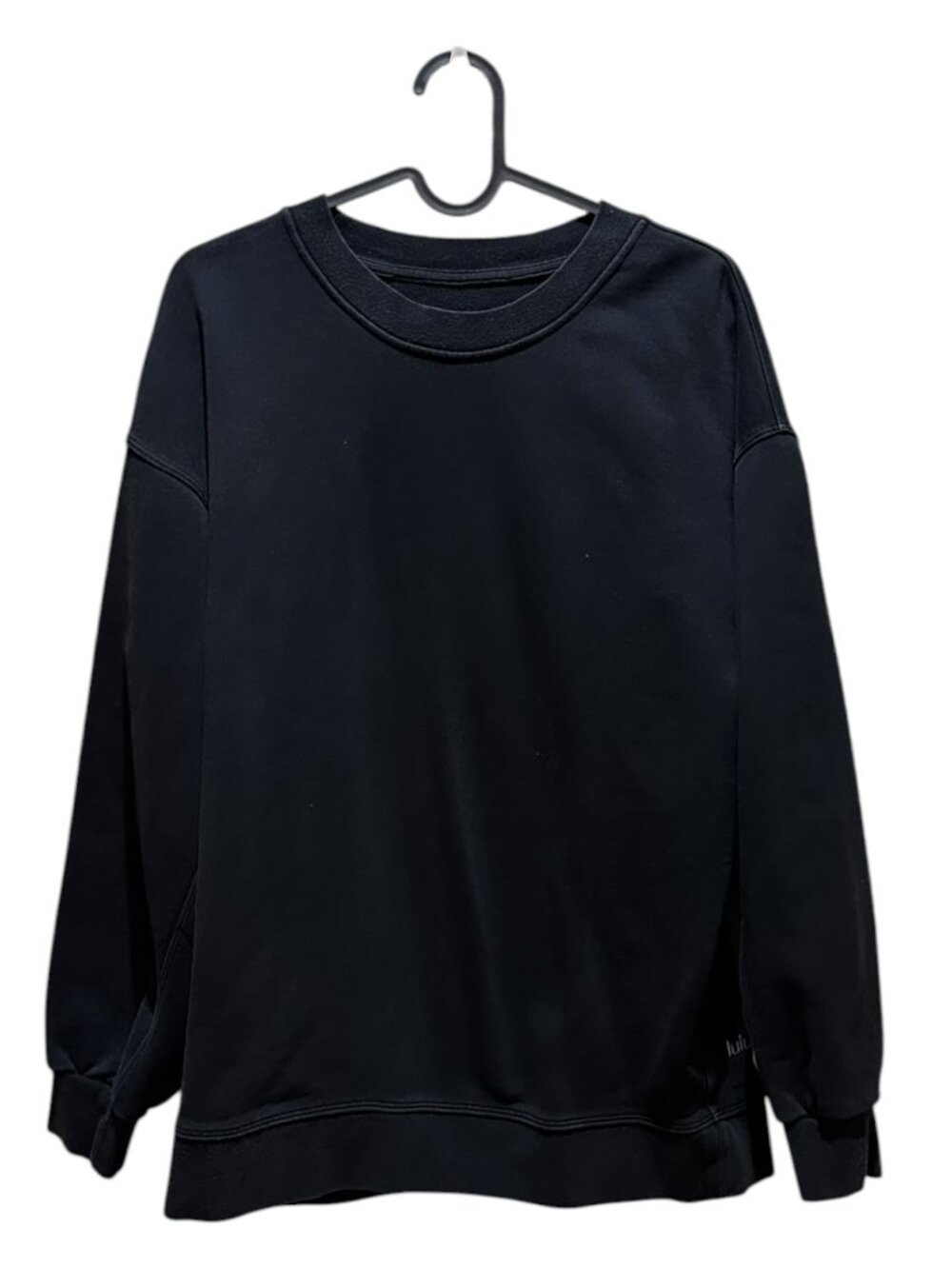 Lululemon Perfectly Oversized Black Crewneck Sweatshirt